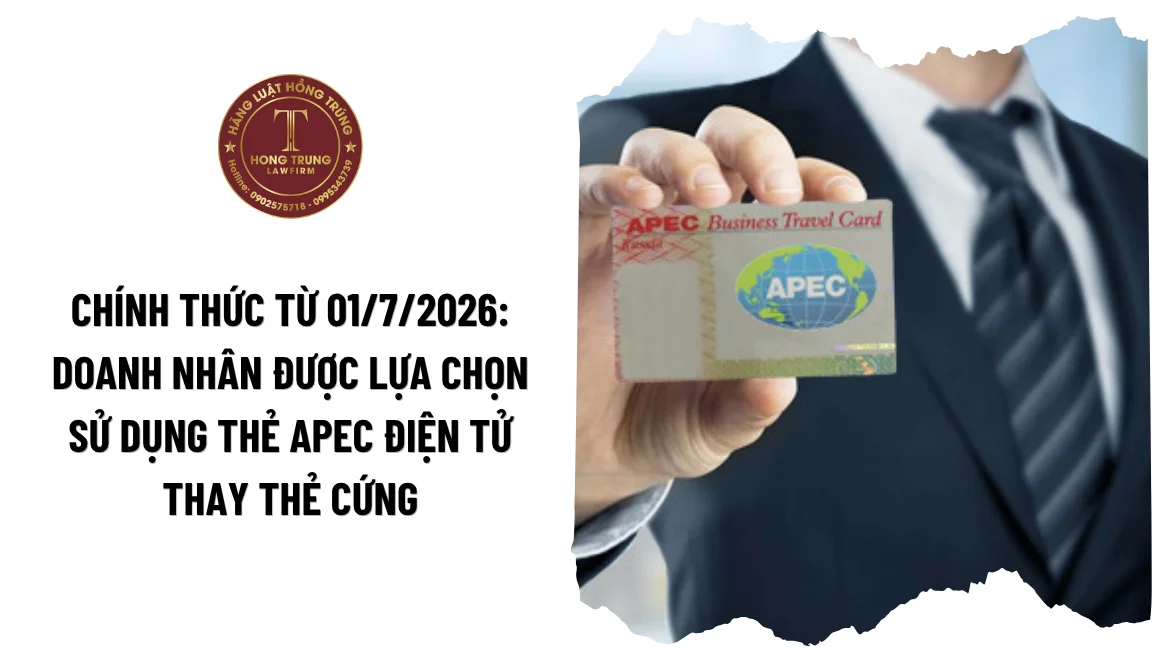 Chính thức từ 01/7/2026: Doanh nhân được lựa chọn sử dụng thẻ APEC điện tử thay thẻ cứng
