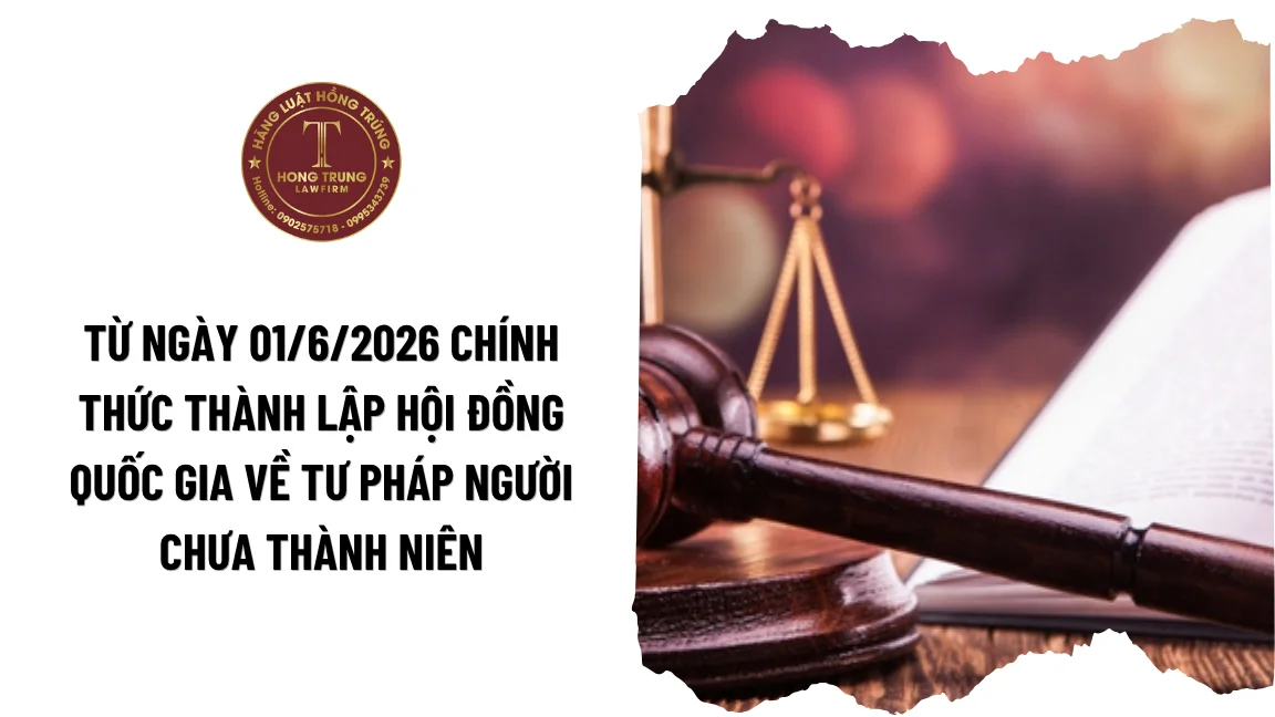 Từ ngày 01/6/2026 chính thức thành lập Hội đồng quốc gia về tư pháp người chưa thành niên